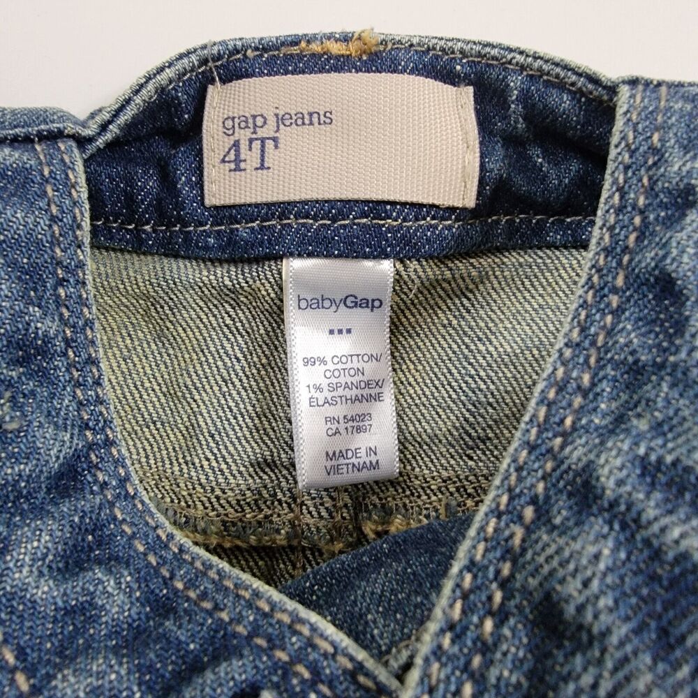 Baby Gap 4T Jean overall skirt Gap Jeans - Picture 4 of 4